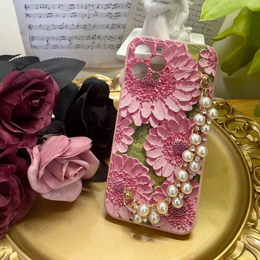 Clearance.2 items.iPhone 12/12pro/12mini/13/13PRO/13PROMAX flower case
